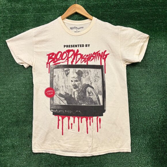 Bloody Disgusting x Terrifier Art the Clown Horror T-Shirt Size Medium - Picture 1 of 5